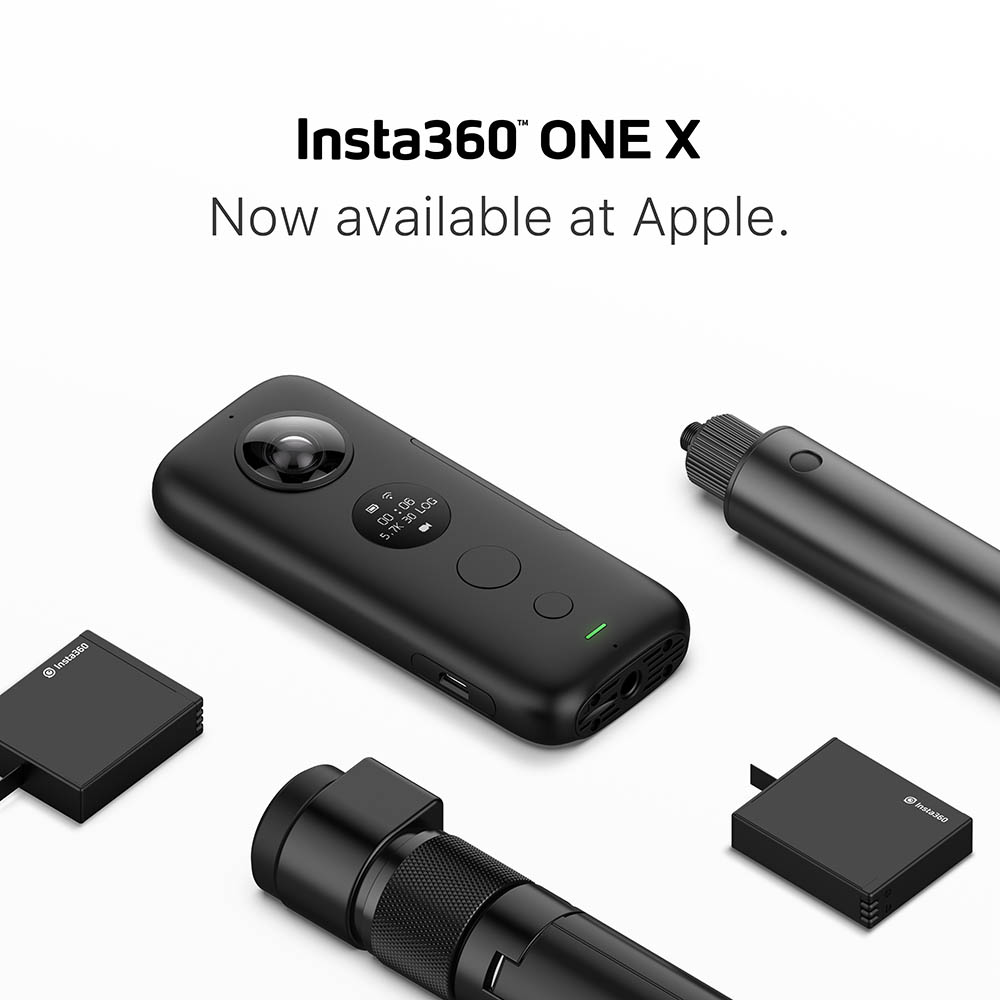 Arashi Vision Insta360 One X Apple限定セット を発売開始 併せて Hdr動画モード Google ストリートビュー動画機能 を追加 Vronwebmedia ヴイアール オン